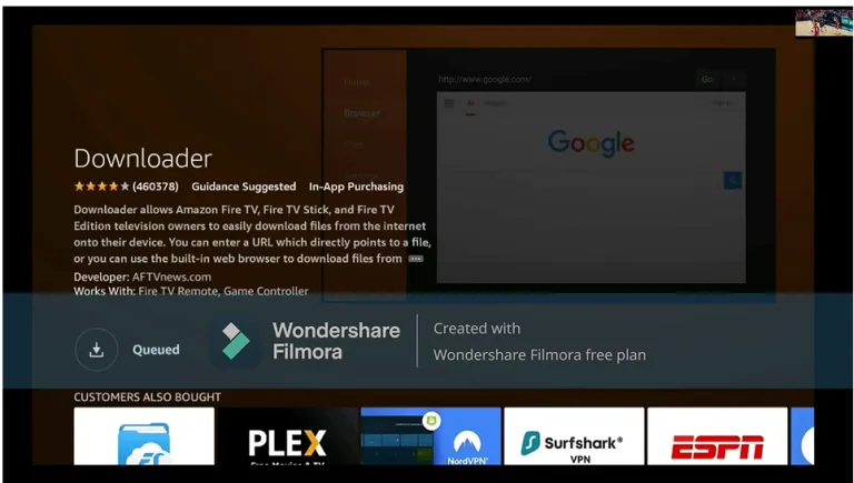 Firestick / Fire TV — Download and install it