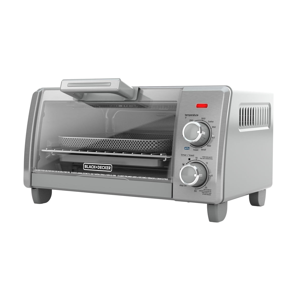 BLACK+DECKER Crisp 'N Bake Air Fry 4-Slice Toaster Oven